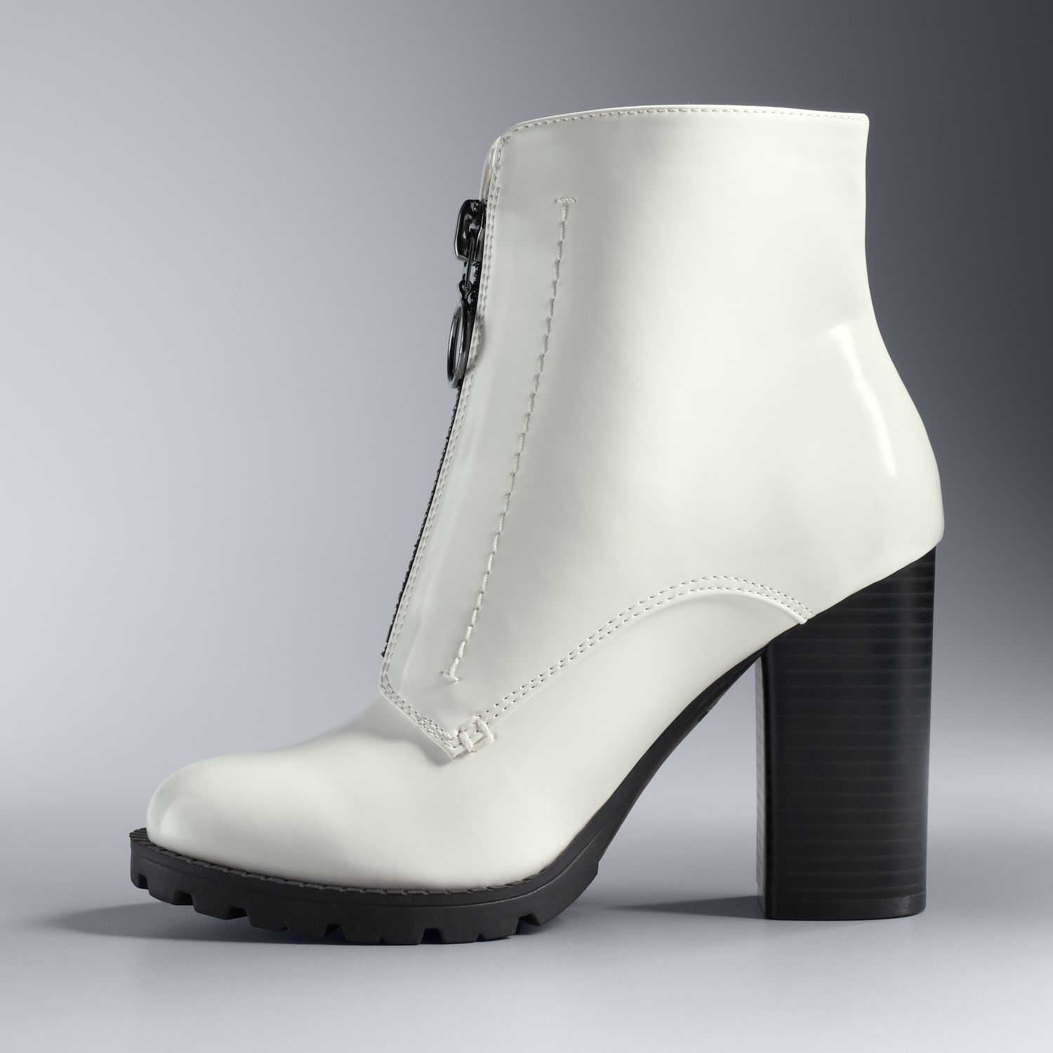 vera wang white boots