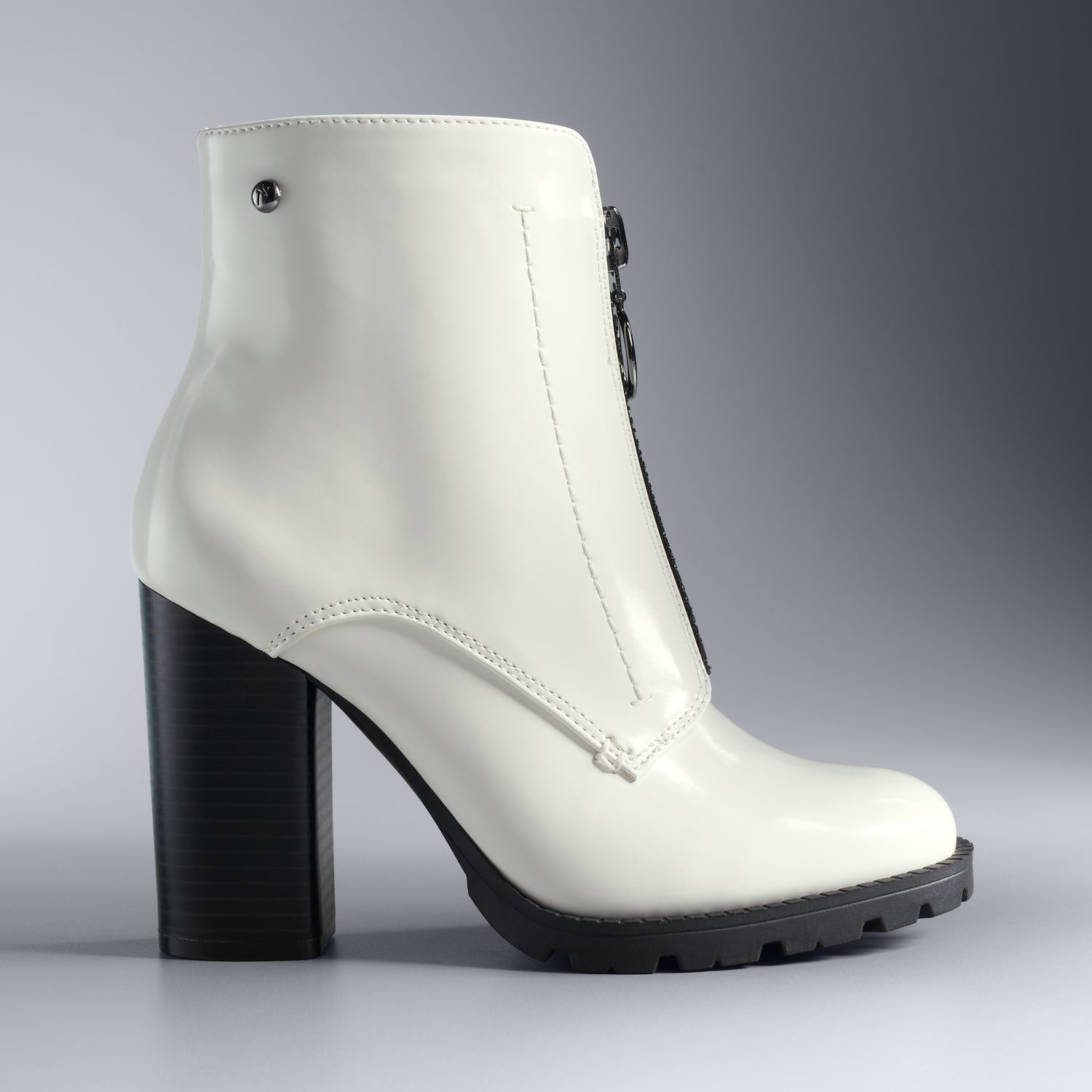 vera wang white boots