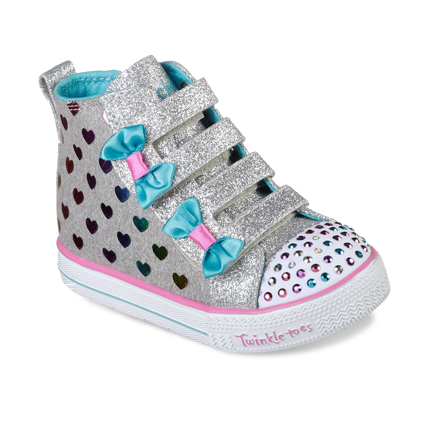 shuffle lite glitter sneaker skechers