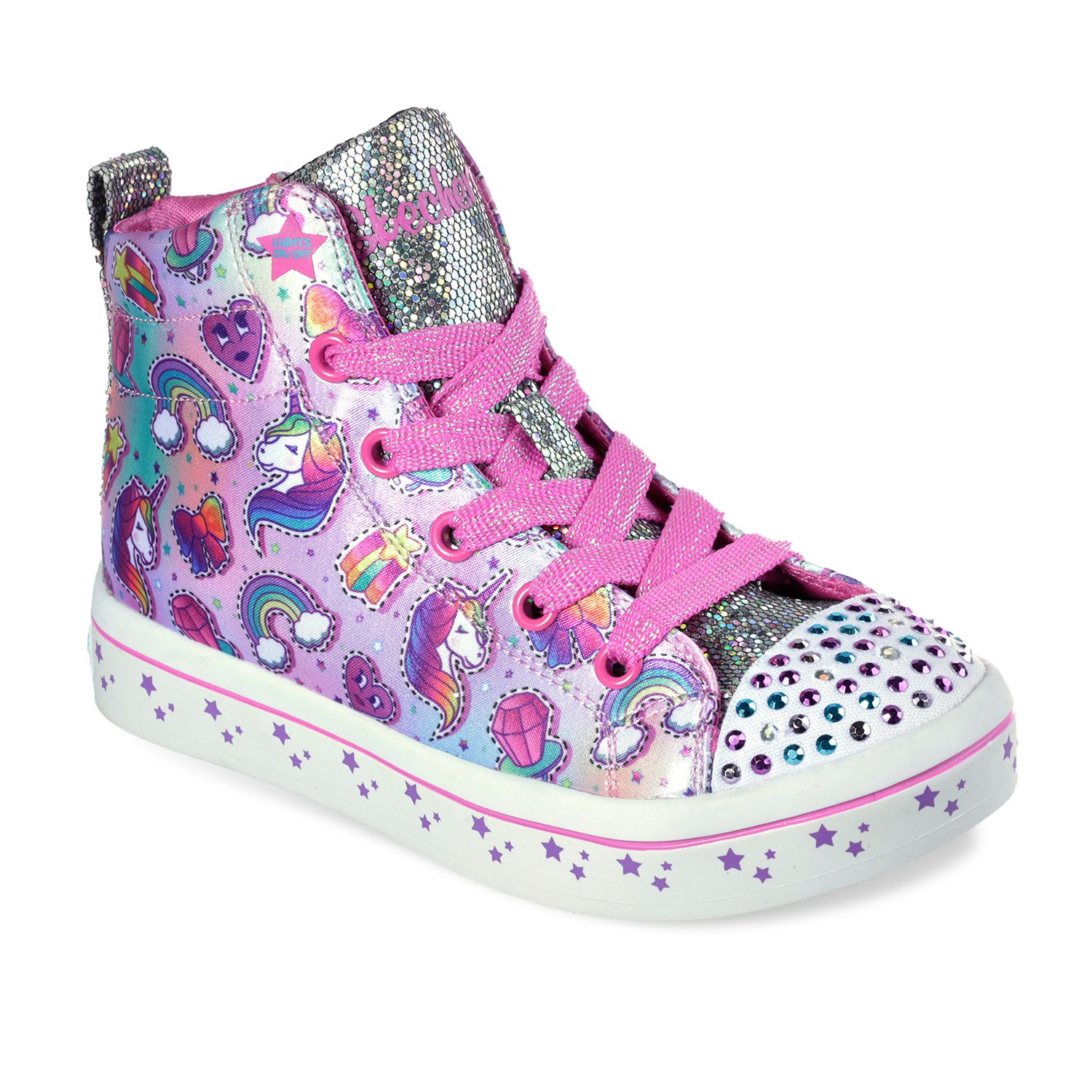 new skechers twinkle toes high tops