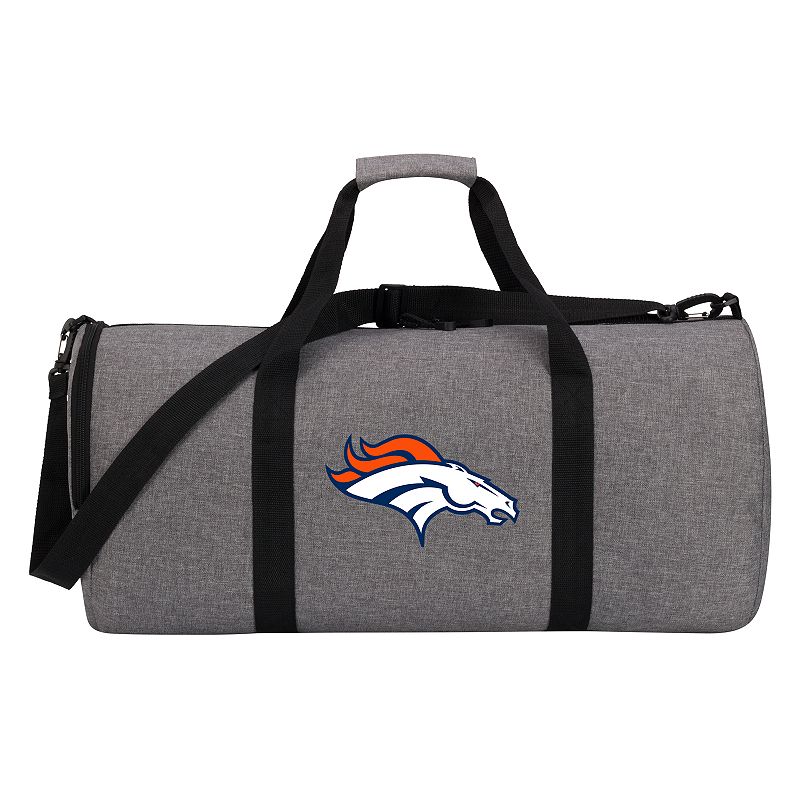 Denver Broncos Wingman Duffel Bag by Northwest, Grey