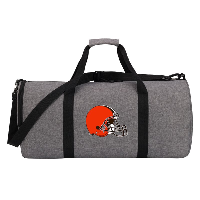 Cleveland Browns Wingman Duffel Bag by Northwest, Grey