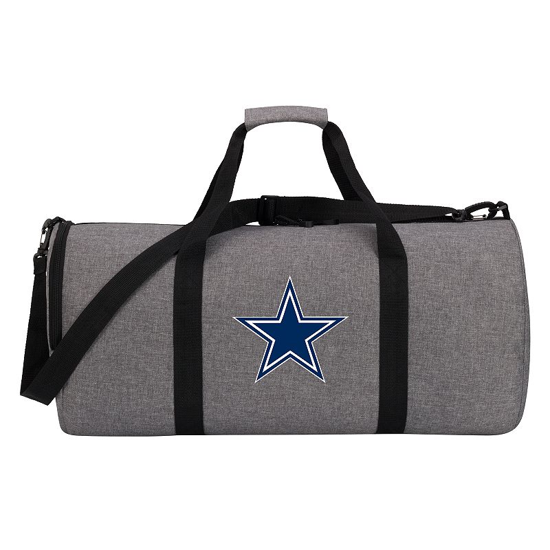 Dallas Cowboys Wingman Duffel Bag by Northwest, Grey