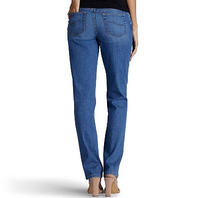 Petite Lee Relaxed Fit Straight-Leg Jeans