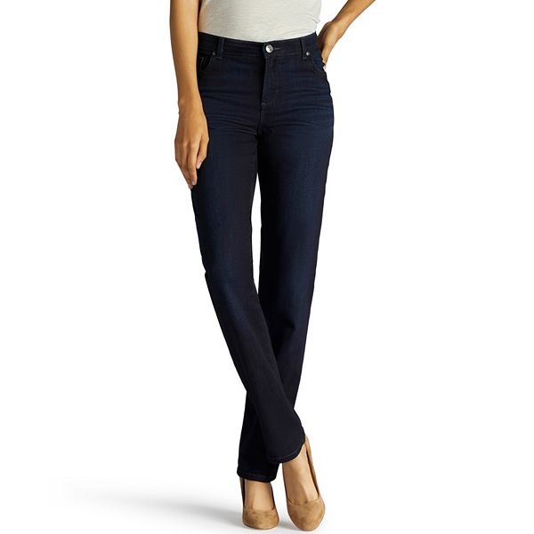 Petite Lee® Relaxed Fit Straight-Leg Jeans