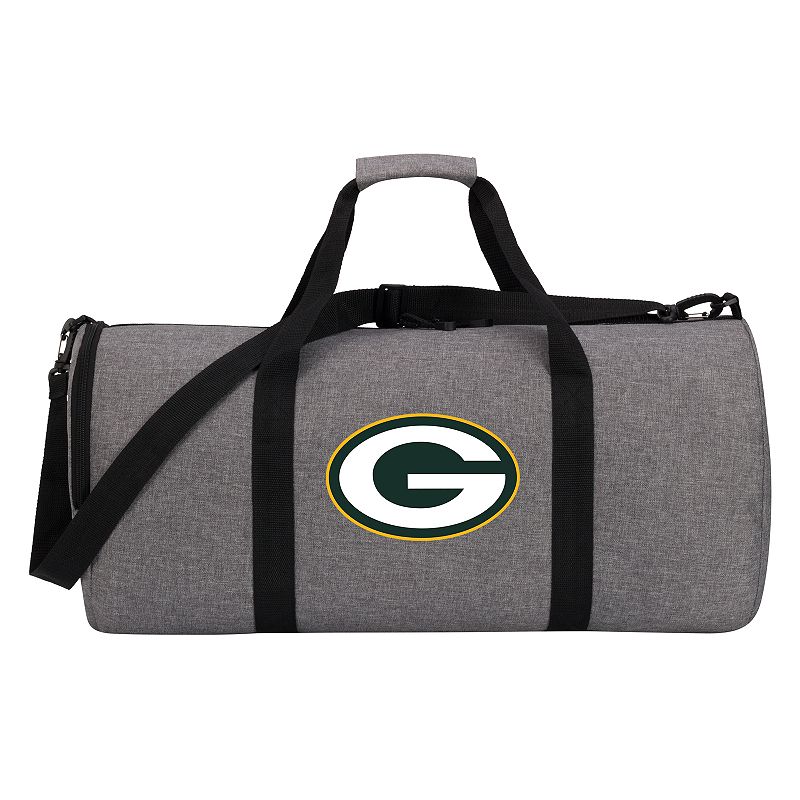 Green Bay Packers Wingman Duffel Bag by Northwest, Grey