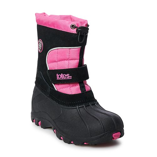 totes Jaclyn Slip On Girls' Winter Boots