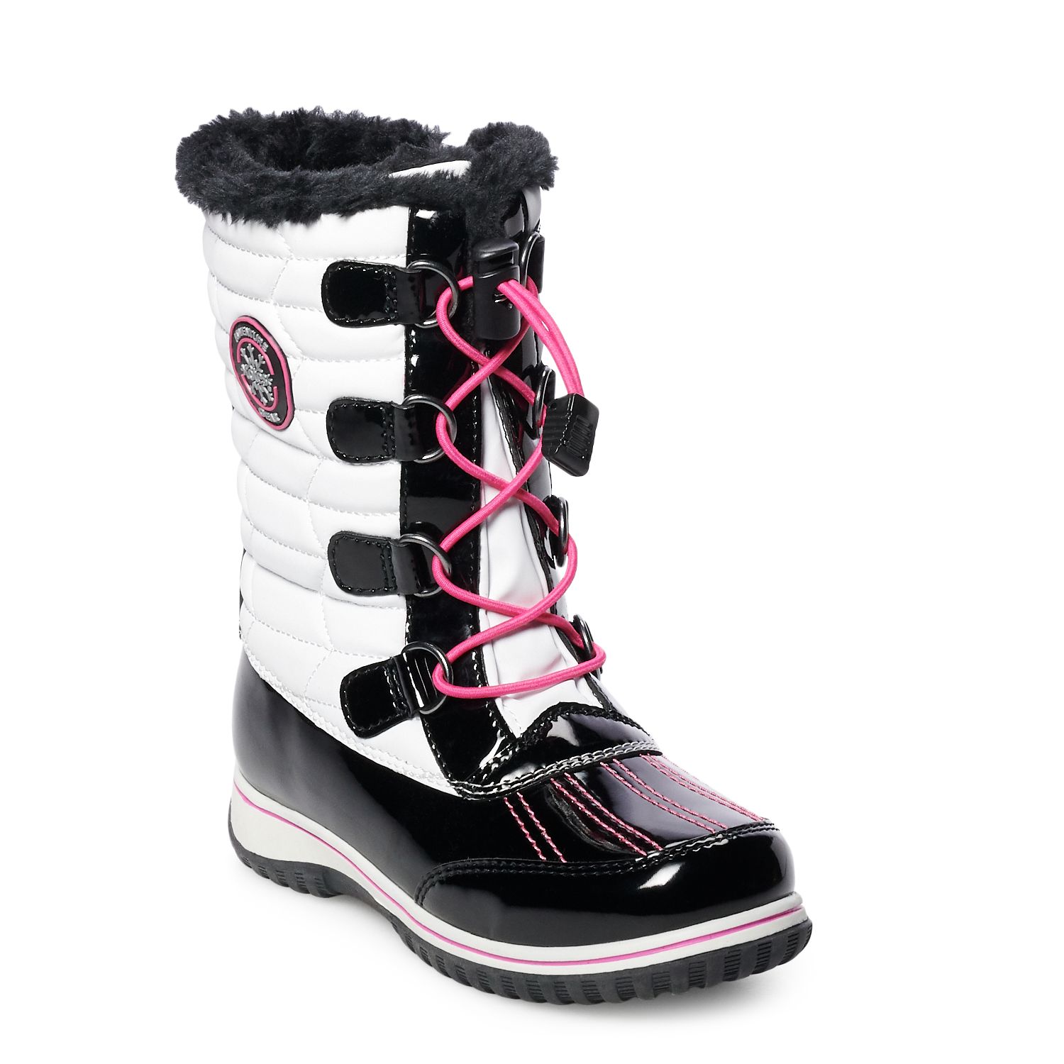 white tote boots