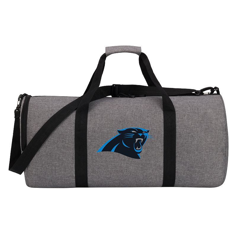 Carolina Panthers Wingman Duffel Bag by Northwest, Grey