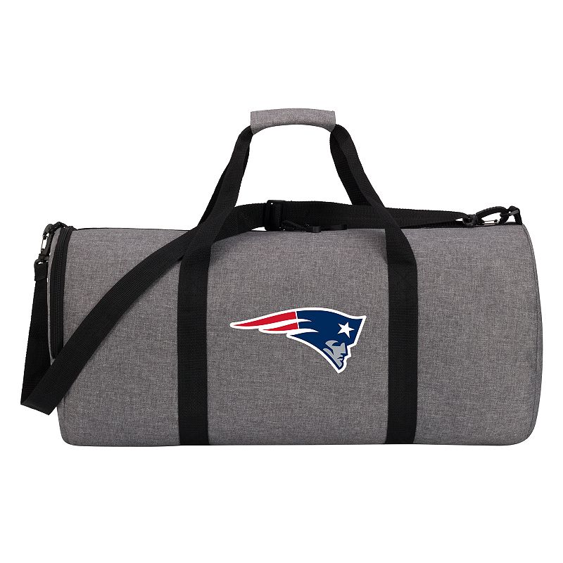 New England Patriots Wingman Duffel Bag by Northwest, Grey