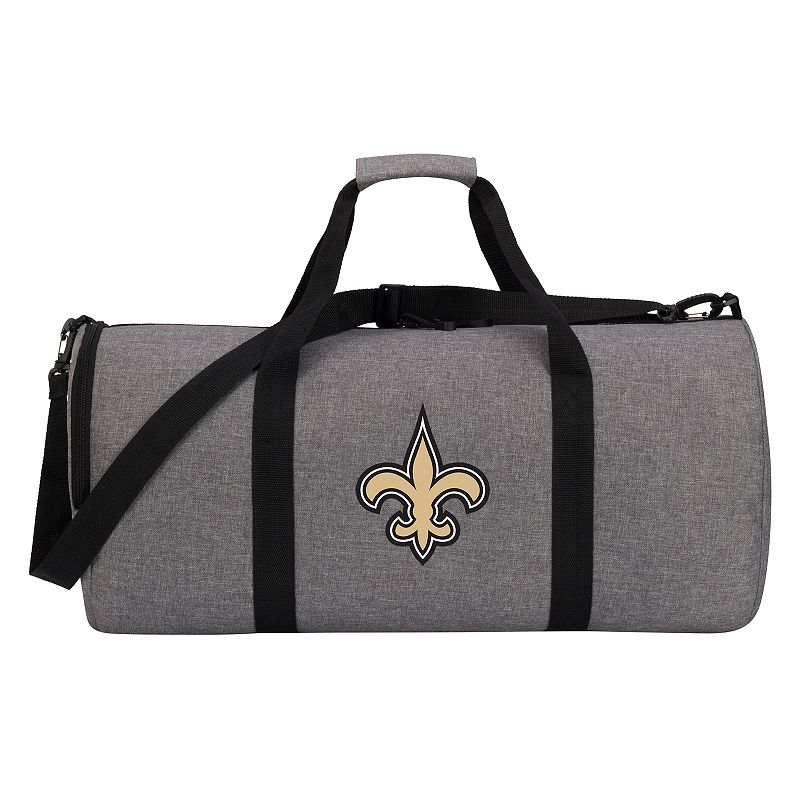 New Orleans Saints Wingman Duffel Bag by Northwest, Grey