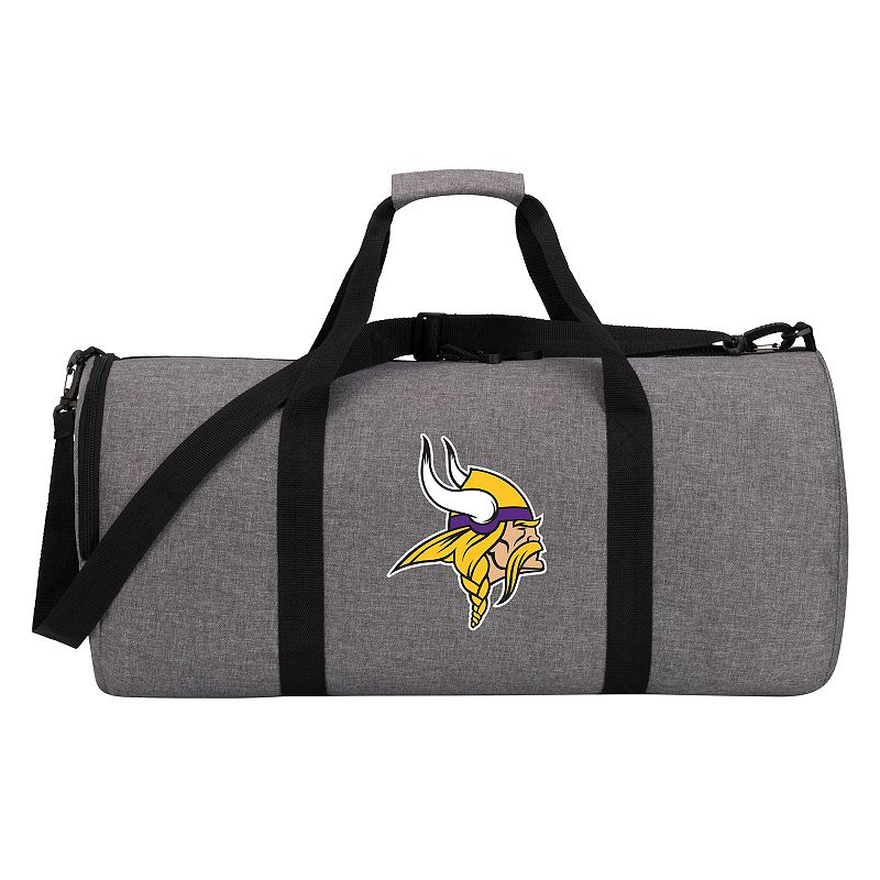 Minnesota Vikings Wingman Duffel Bag by Northwest, Grey
