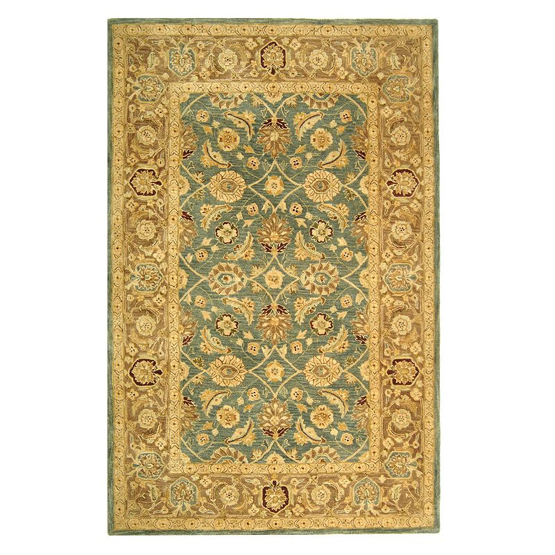 Safavieh Anatolia Michelle Framed Floral Wool Rug, Blue, 8X10 Ft