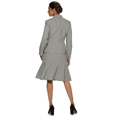 Women's Le Suit Jacket & Flare Skirt Suit
