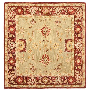 Safavieh Anatolia Rochelle Framed Floral Wool Rug