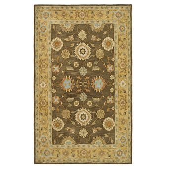 Safavieh Anatolia Rochelle Framed Floral Wool Rug
