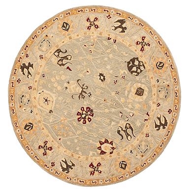 Safavieh Anatolia Jennifer Framed Floral Wool Rug