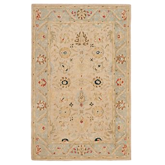 Safavieh Anatolia Chrissy Framed Floral Wool Rug