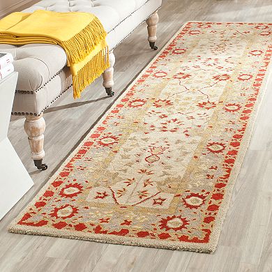 Safavieh Anatolia Charlotte Framed Floral Wool Rug