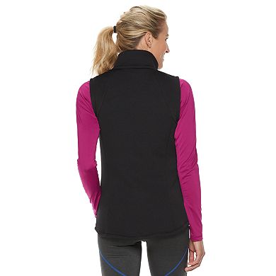 Women's FILA SPORT® Mixed-Media Quilted Vest