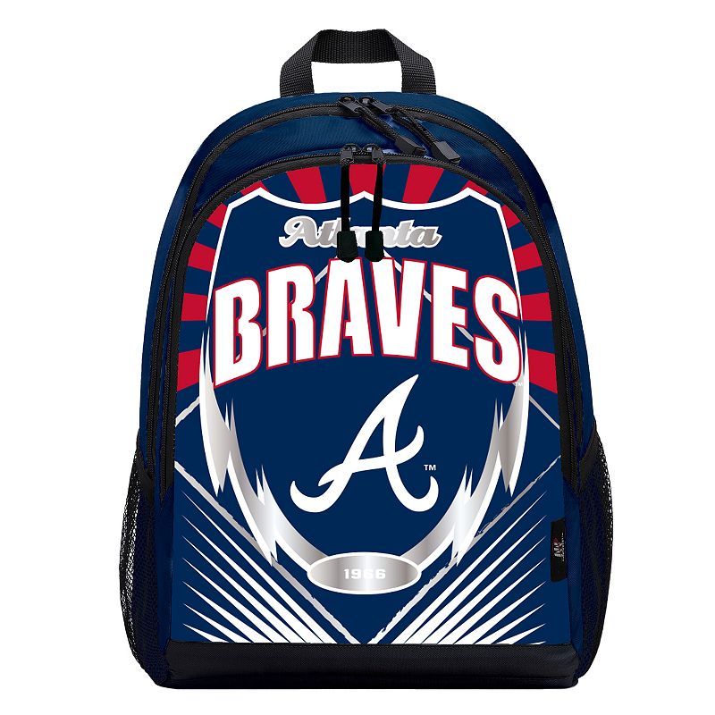 Atlanta Braves Lightening Backpack by Northwest, Blue