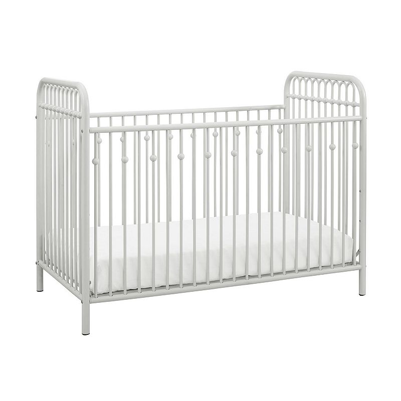 Little Seeds Monarch Hill Ivy Metal Crib, White