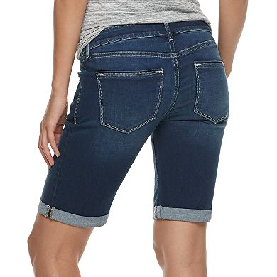 Women's Apt. 9® Cuffed Bermuda Jean Shorts