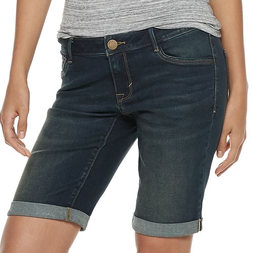 Women's Apt. 9® Cuffed Bermuda Jean Shorts