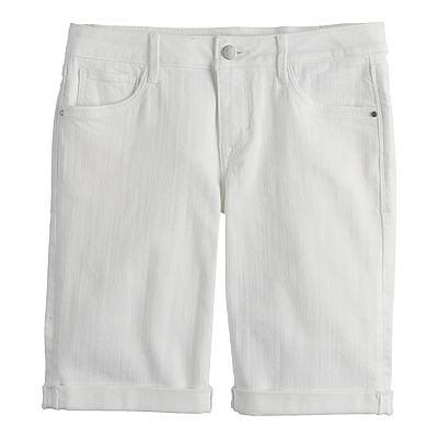 Women s Apt. 9 Cuffed Bermuda Jean Shorts