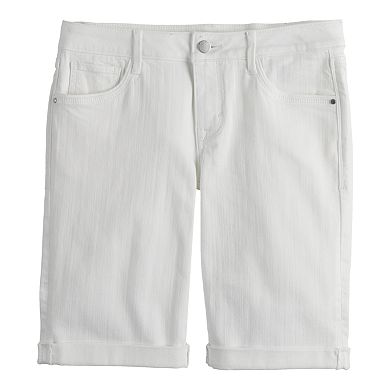 Women's Apt. 9® Cuffed Bermuda Jean Shorts