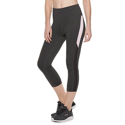 Women s FILA SPORT Stretch Trim High Waisted Capri Leggings