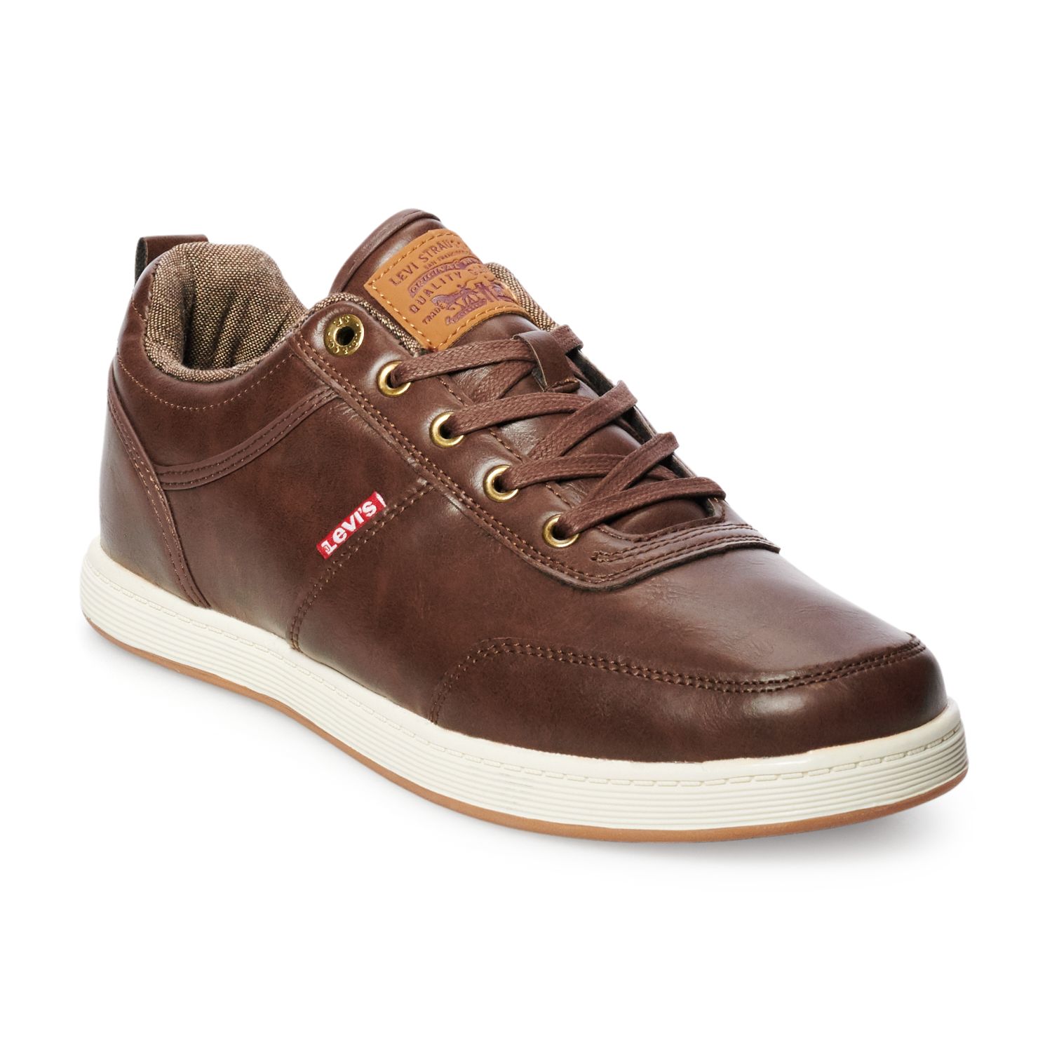 levis brown sneakers