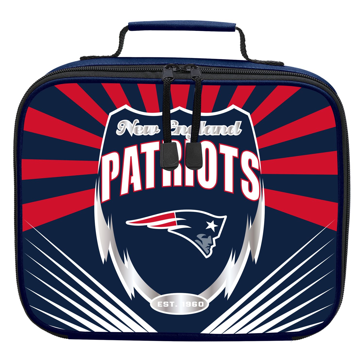 patriots lunch bag