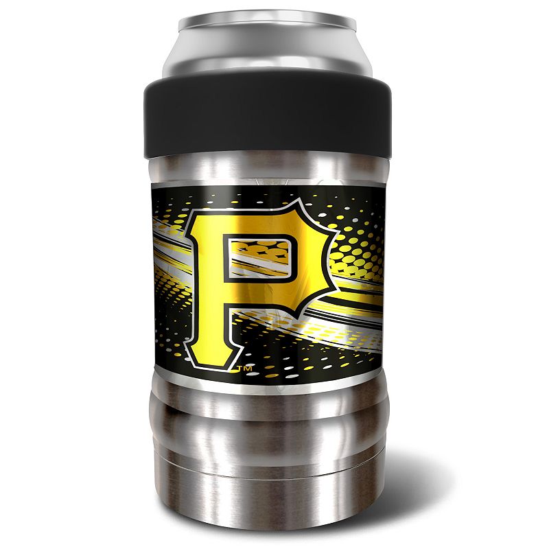 Pittsburgh Pirates 12-Ounce Can Holder, Black, 12 Oz