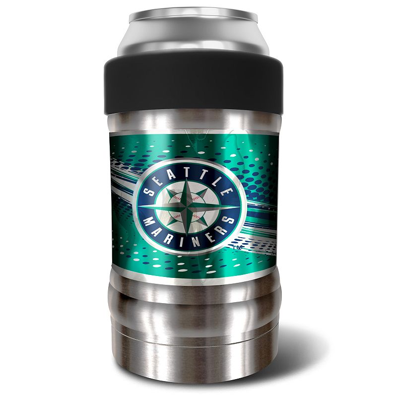 Seattle Mariners 12-Ounce Can Holder, Black, 12 Oz