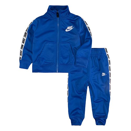 blue nike jogger set