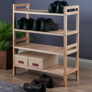 Winsome Mercury Stackable Shoe Rack 2-piece Set