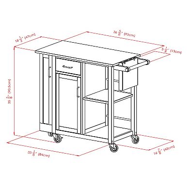 Winsome Douglas Kitchen Cart