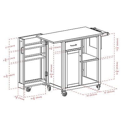 Winsome Douglas Kitchen Cart