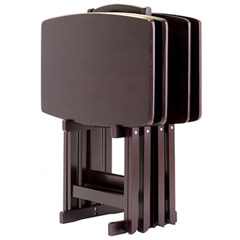 Winsome Dylan Oversized Snack Tray Table 5 pc Set