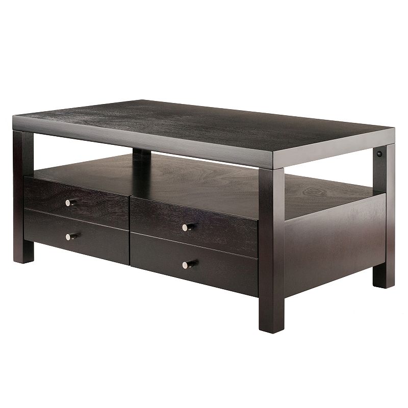 Winsome Copenhagen Coffee Table, Med Brown