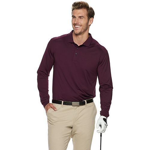 Men's long sleeved golf polo