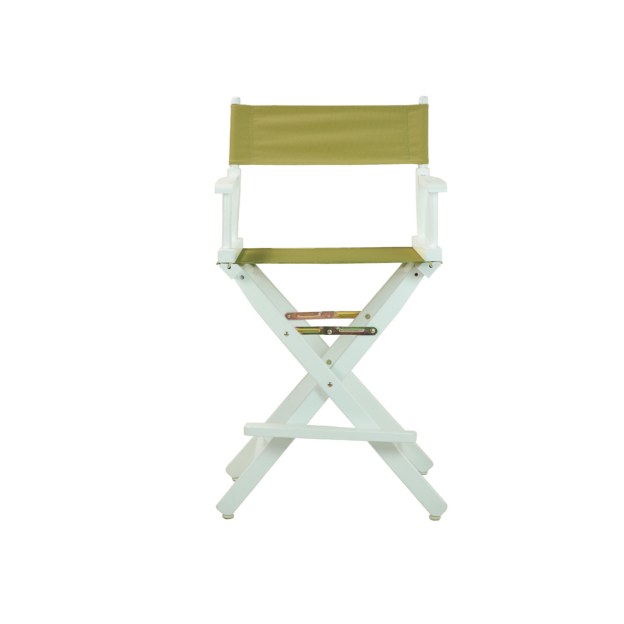 Casual Home Tall Canvas Seat Directors Chair, White