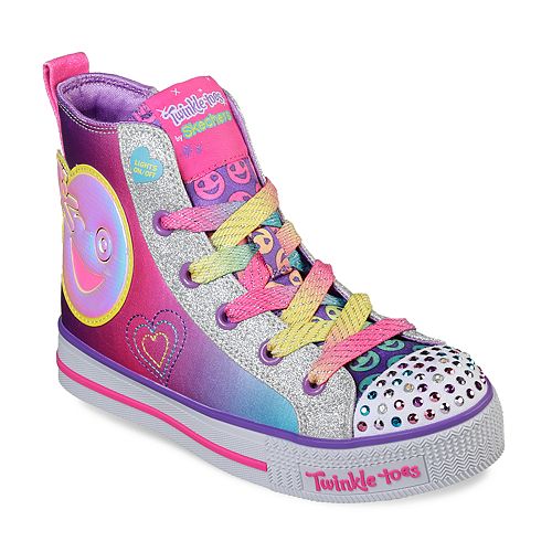 Skechers Twinkle Toes Twinkle Lite Happy Pals Girls' Light Up High Top