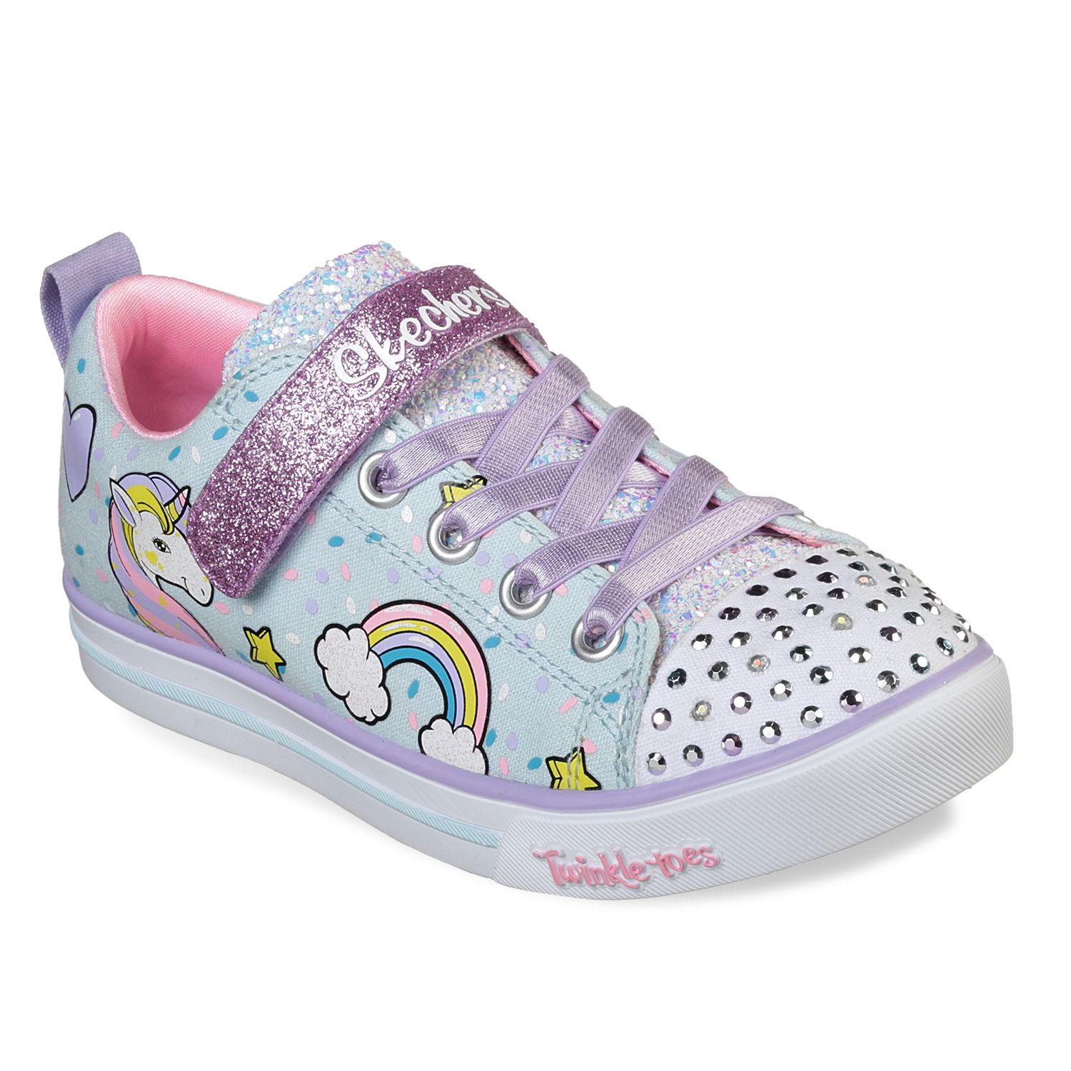 skechers unicorn light up shoes