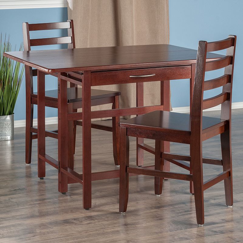 86170530 Winsome Taylor Drop-Leaf Table and Chairs 3-piece  sku 86170530
