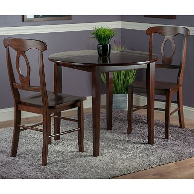 Winsome Clayton Drop-Leaf Table & Chairs 3-piece Set
