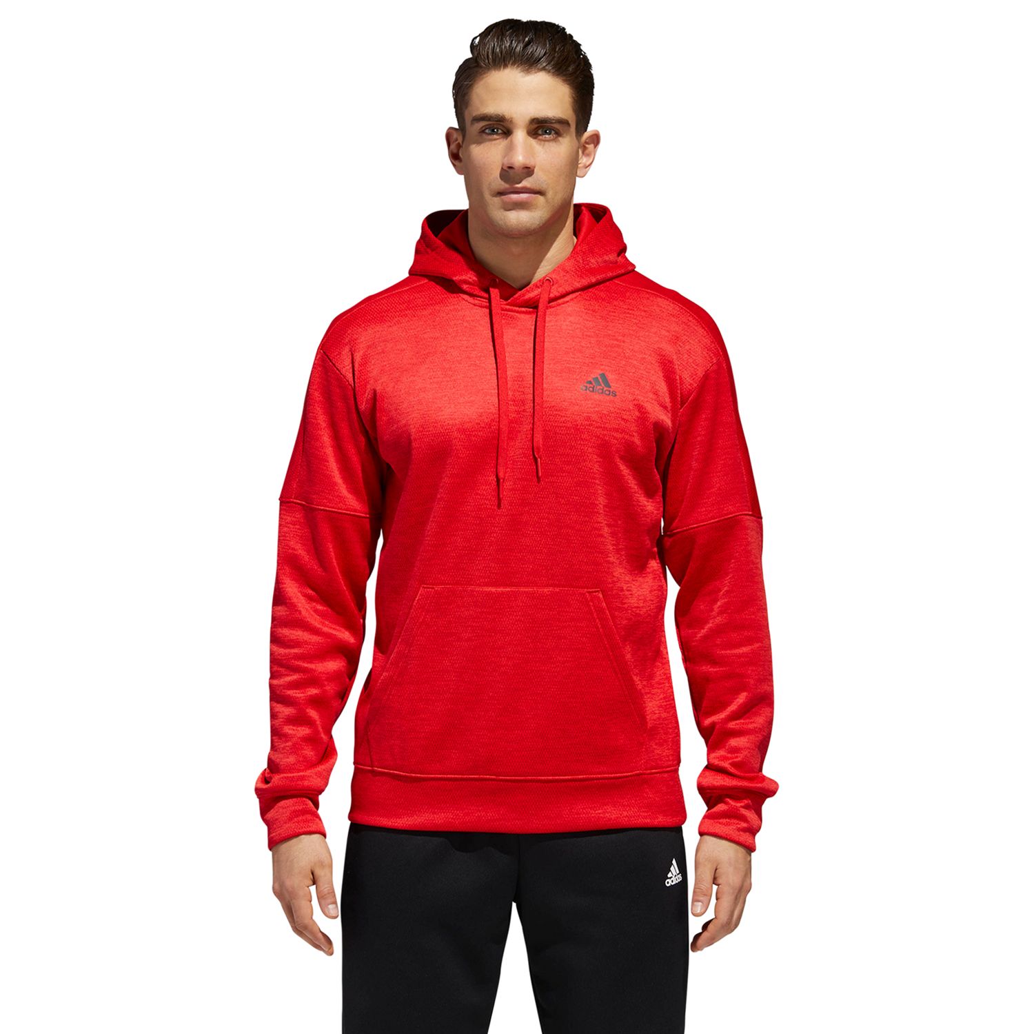 men's adidas team issue performance logo hoodie