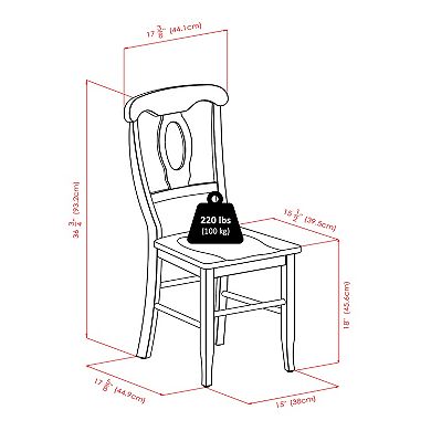 Winsome Inglewood Dining Table & Chairs 5-piece Set