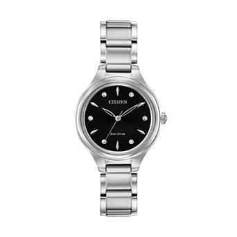 Citizen Eco-Drive Women's Corso Diamond Accent Stainless Steel Watch - FE2100-51E